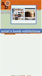 Mobile Screenshot of exhibitions.artistsbook.lt